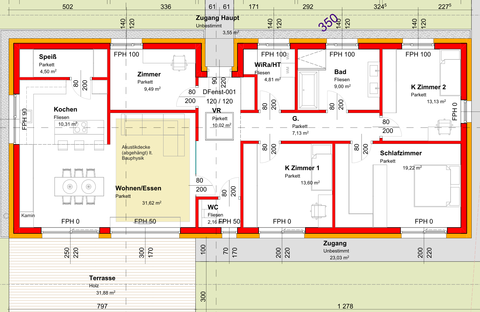 Erdgeschoss-Plan
